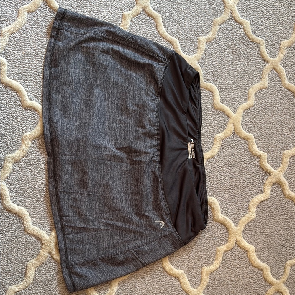 Head Charcoal Tennis Skirt